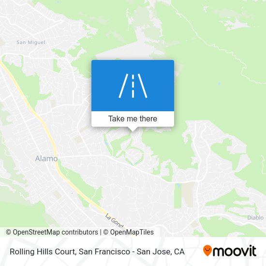 Rolling Hills Court map