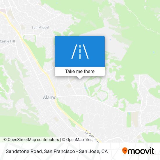 Mapa de Sandstone Road