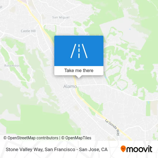Stone Valley Way map