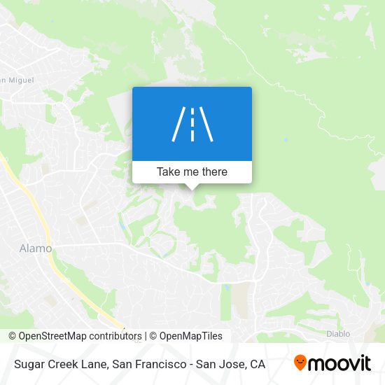 Mapa de Sugar Creek Lane