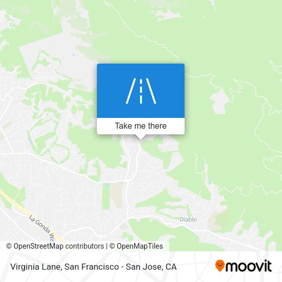 Mapa de Virginia Lane