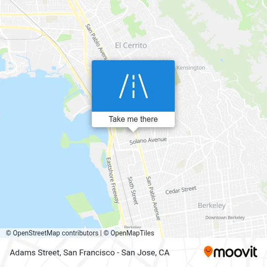 Adams Street map
