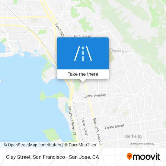 Clay Street map