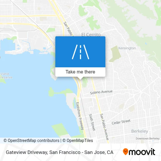 Gateview Driveway map
