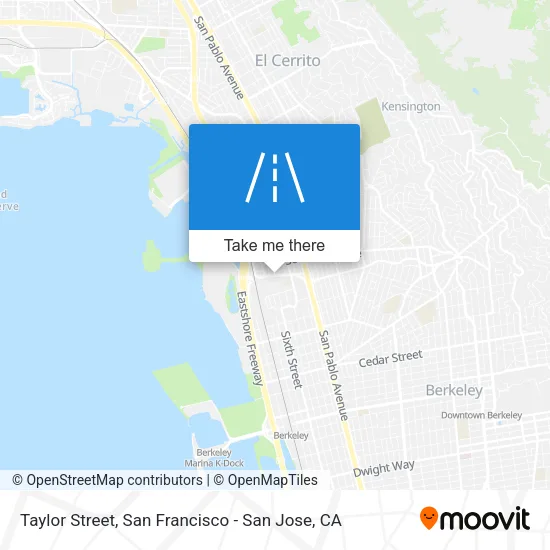 Taylor Street map