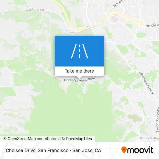 Chelsea Drive map
