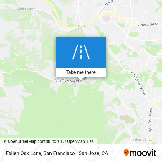 Mapa de Fallen Oak Lane