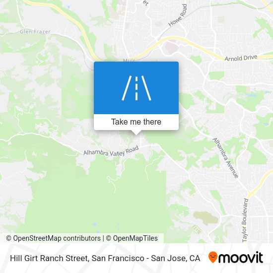 Hill Girt Ranch Street map