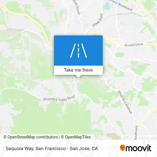 Sequoia Way map
