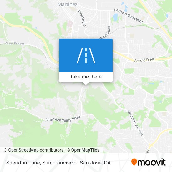 Mapa de Sheridan Lane