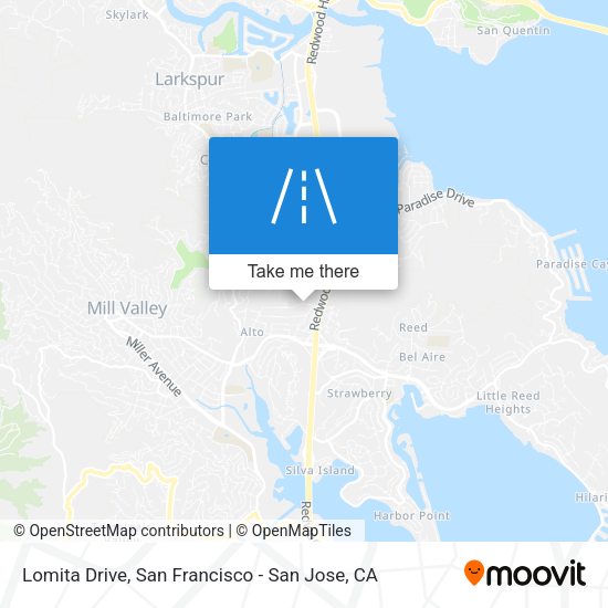 Mapa de Lomita Drive