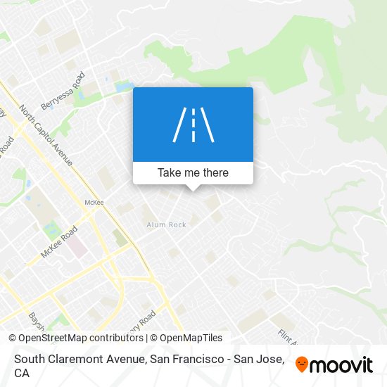 South Claremont Avenue map