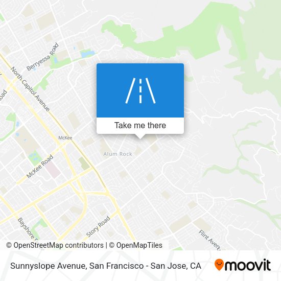 Mapa de Sunnyslope Avenue