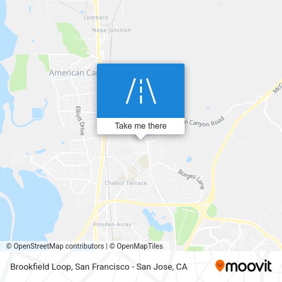Mapa de Brookfield Loop