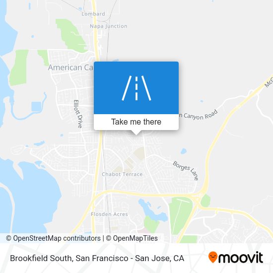 Mapa de Brookfield South