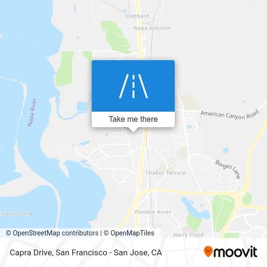 Capra Drive map