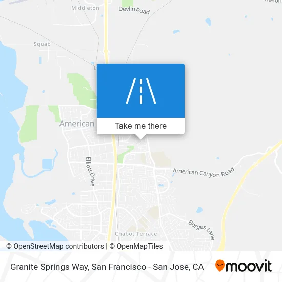 Granite Springs Way map