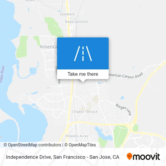 Independence Drive map