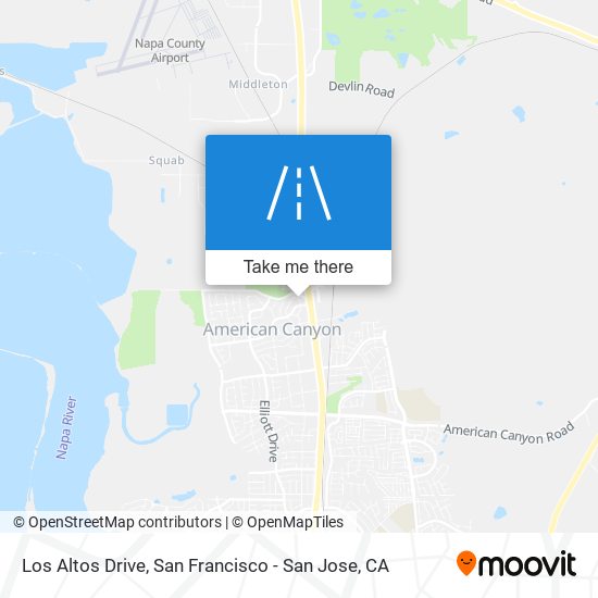 Los Altos Drive map