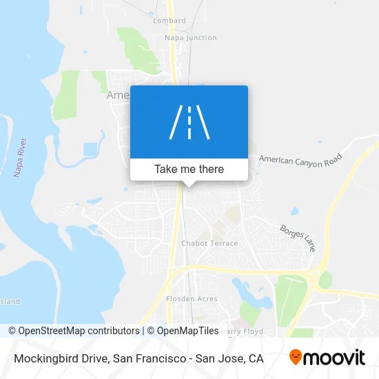 Mockingbird Drive map