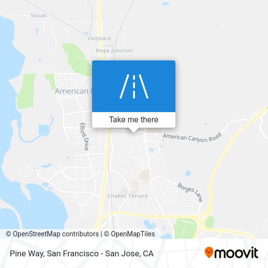 Mapa de Pine Way