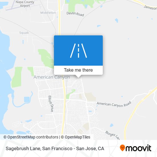 Sagebrush Lane map