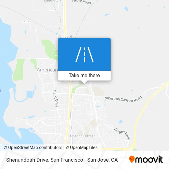 Shenandoah Drive map