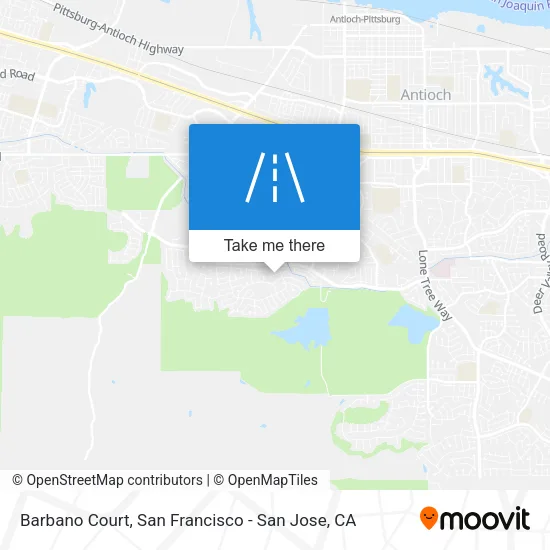 Barbano Court map
