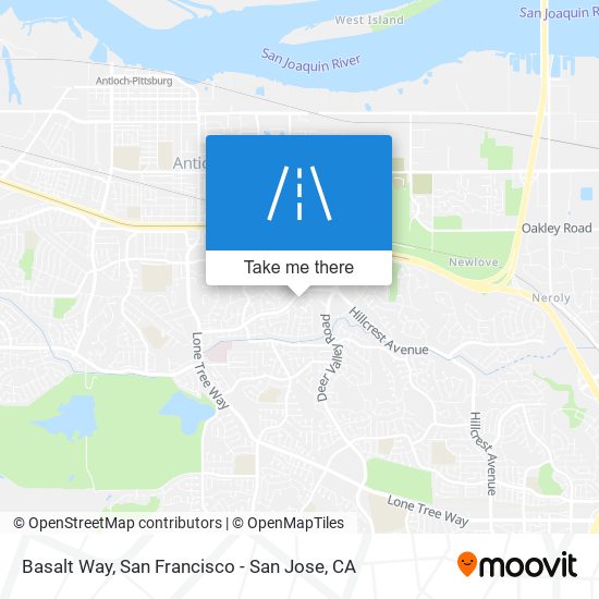 Basalt Way map