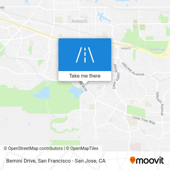 Mapa de Bemini Drive