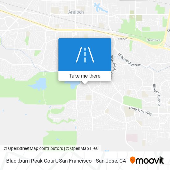 Mapa de Blackburn Peak Court