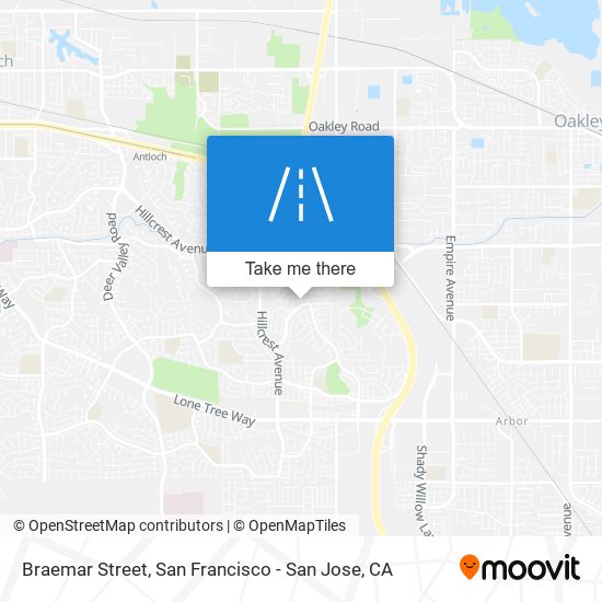 Braemar Street map