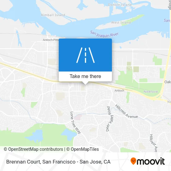 Brennan Court map