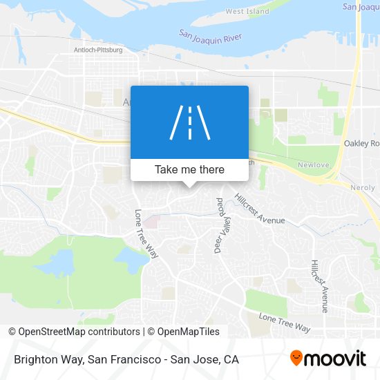 Mapa de Brighton Way