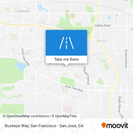 Buckeye Way map
