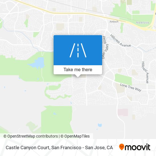 Mapa de Castle Canyon Court