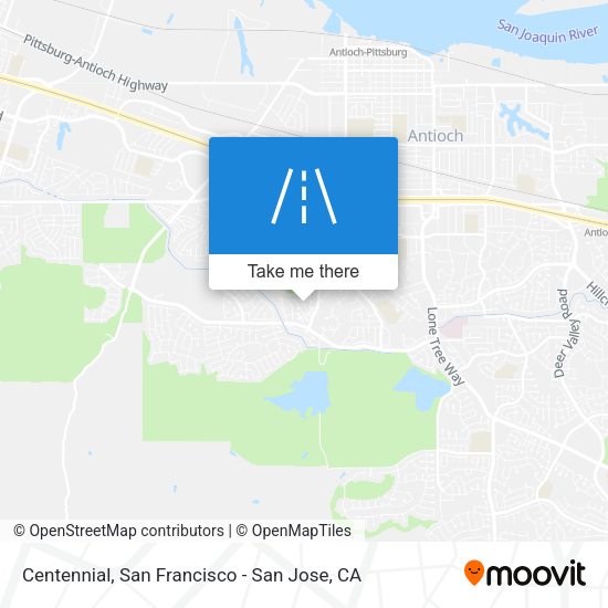 Mapa de Centennial