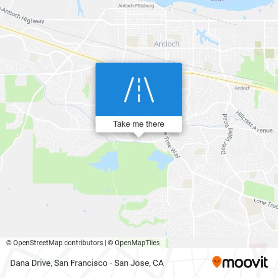 Dana Drive map