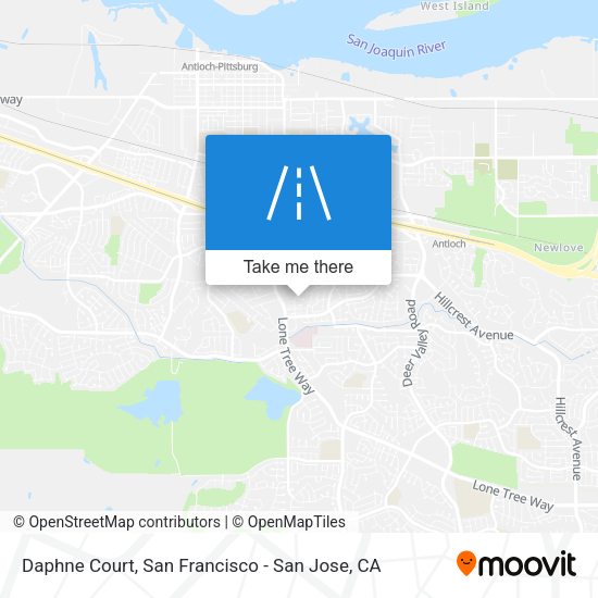 Mapa de Daphne Court