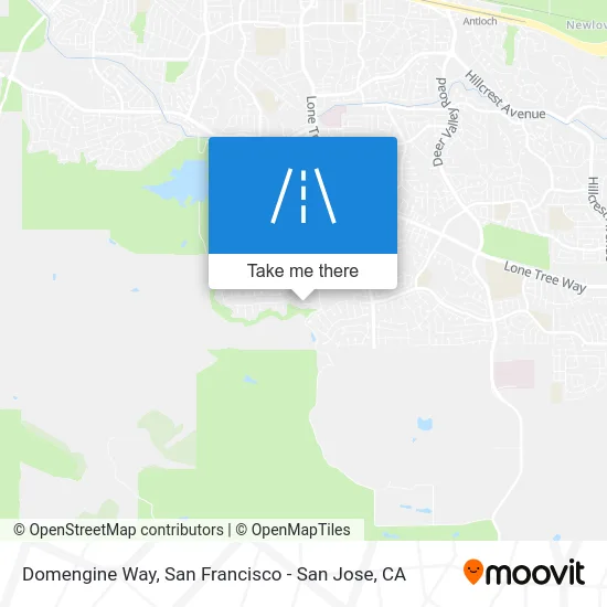 Domengine Way map