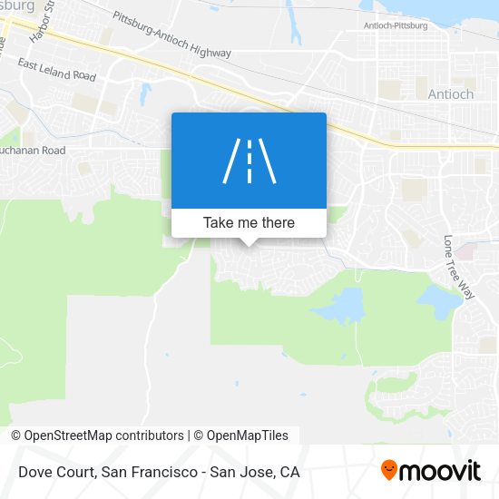 Mapa de Dove Court