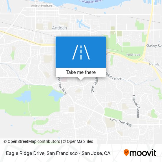 Mapa de Eagle Ridge Drive