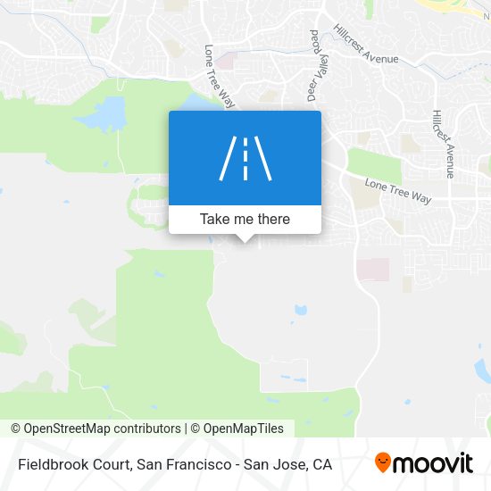 Fieldbrook Court map