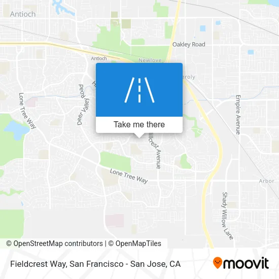 Mapa de Fieldcrest Way