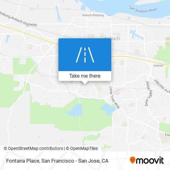 Fontana Place map