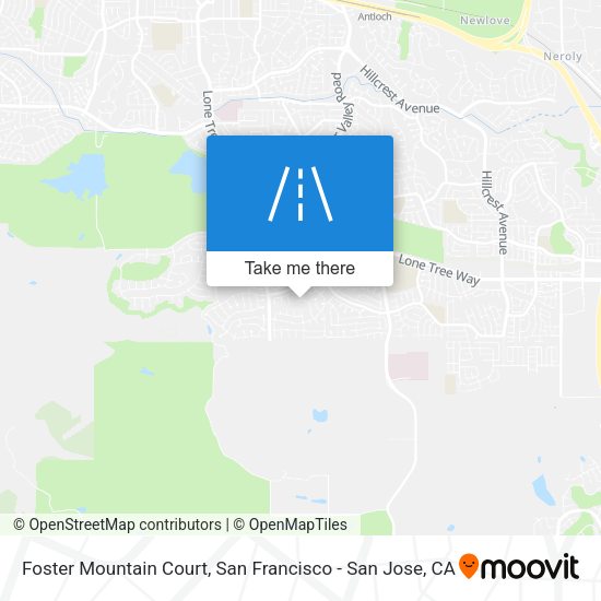 Foster Mountain Court map