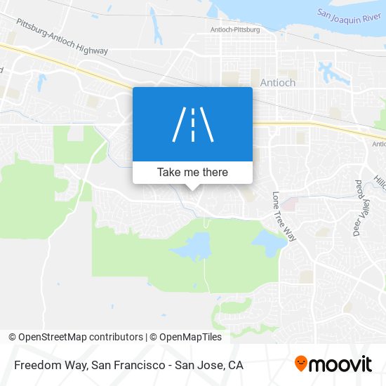 Freedom Way map