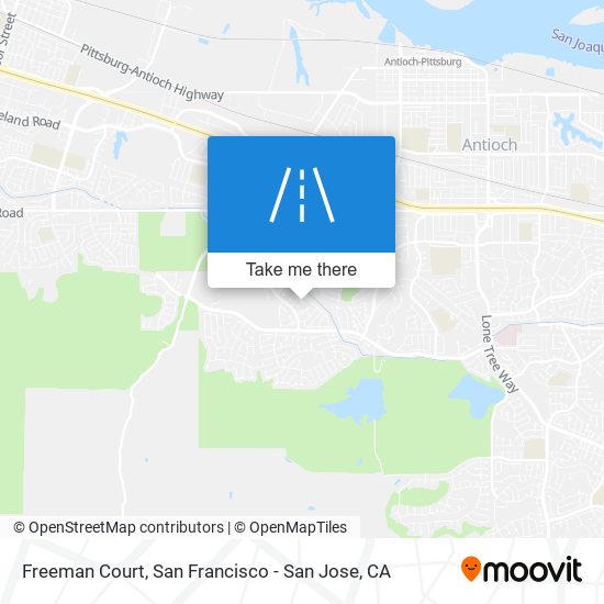 Freeman Court map