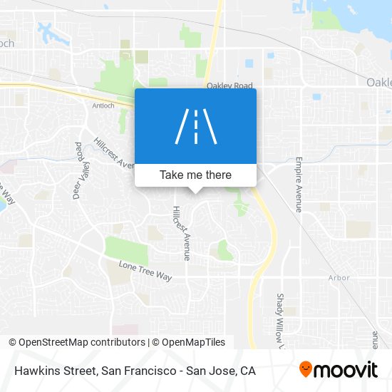 Hawkins Street map