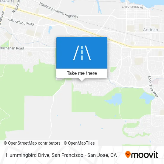 Hummingbird Drive map